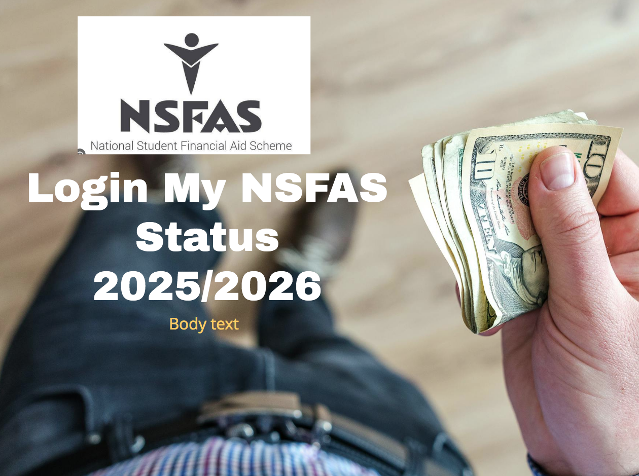 Login My Nsfas Status Nsfas Org Za