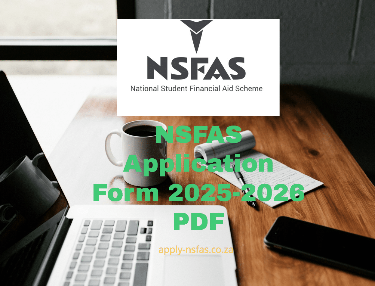 NSFAS Application Form 2025-2026 PDF - Www.nsfas.org.za