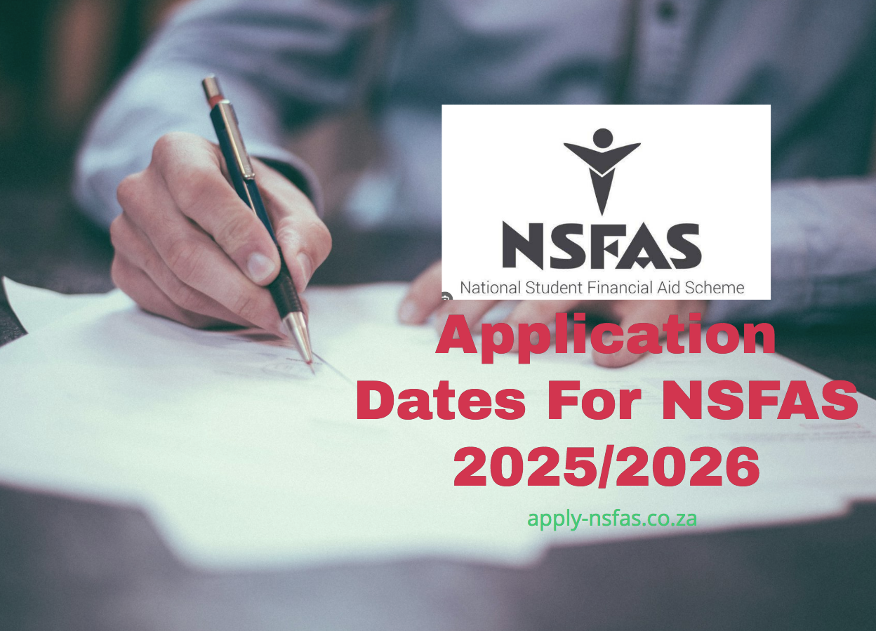 Application Dates For NSFAS 2025/2026