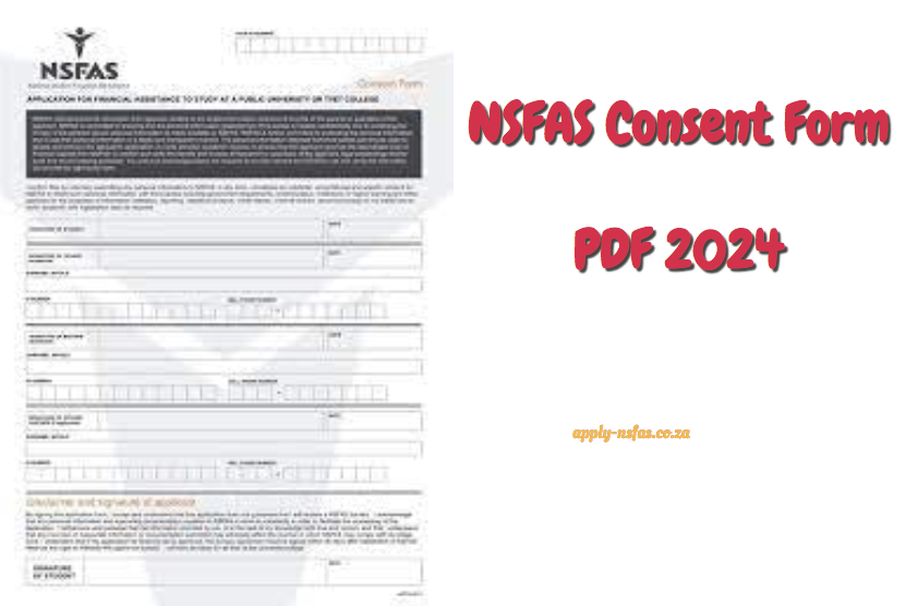 NSFAS Consent Form PDF 2024
