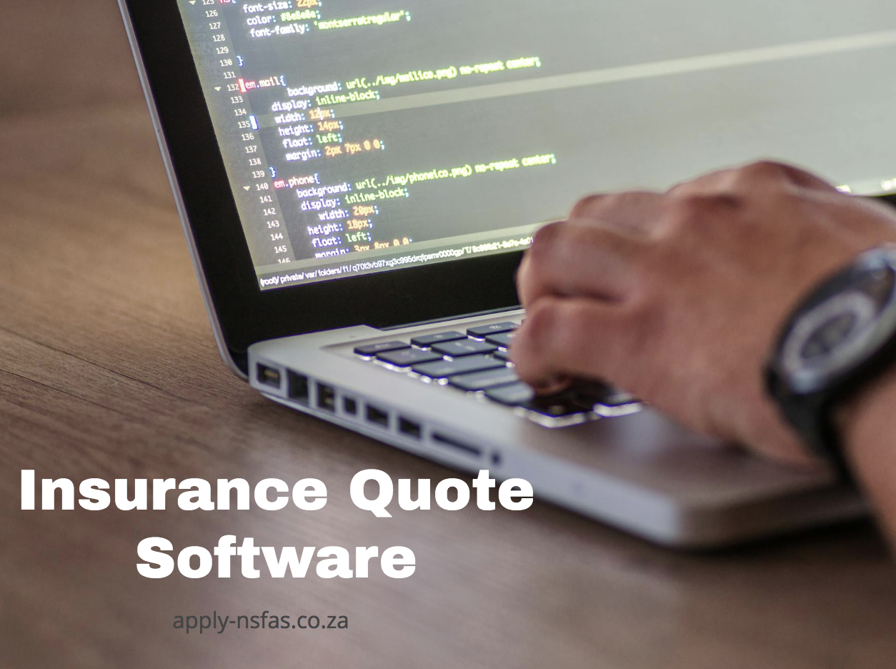 Insurance quote software www nsfas za